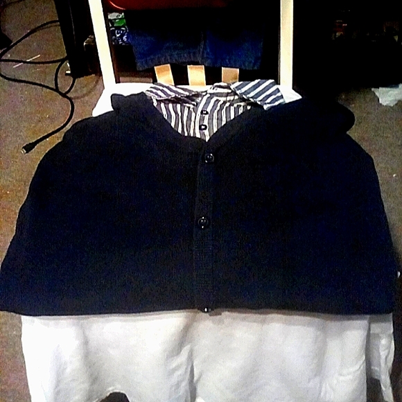 Kam Jeanswear LTD United Kingdom brand 100% Cotton CARDIGAN DRess Shirt - Picture 4 of 8